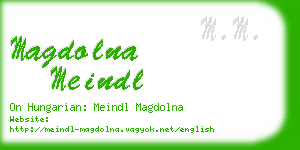 magdolna meindl business card